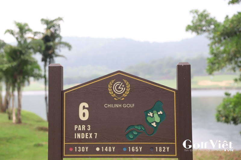 Thông số hố 6 sân golf Chí Linh - Hố golf sở hữu giải thưởng Hole in One là một xe Mercedes GLC 250 trị giá gần 2 tỷ đồng
