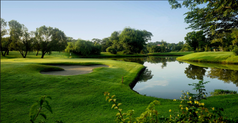 Một góc sân golf Luisita Golf & Country Club tại thành phố Tarlac, Philippines