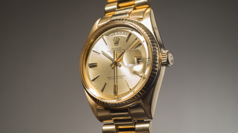 Cận cảnh chiếc Rolex Day-Date Reference 1803 của Jack Nicklaus