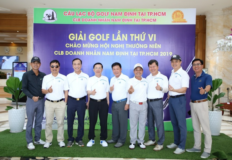 Giải golf lần thứ VI là sự kiện chào mừng thành công Hội nghị thường niên năm 2019 của CLB Doanh nhân Nam Định tại TP Hồ Chí Minh hôm 20/12 vừa qua