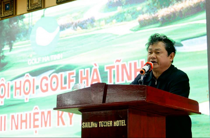 Ông Ngô Đức Huy tiếp tục đảm nhiệm vị trí Chủ tịch Hội Golf Hà Tĩnh nhiệm kỳ 2019 - 2024