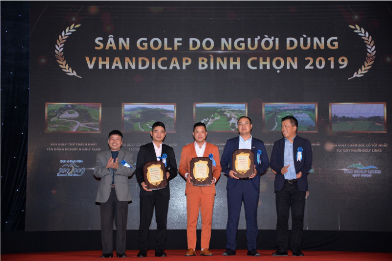 Các sân golf đạt giải tại Vhandicap Awards Gala 2019