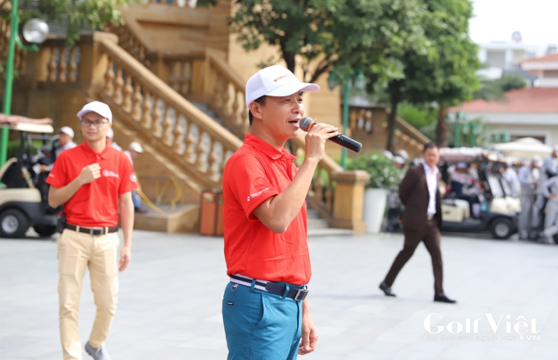 Ông Lê Hùng Nam, Tổng Thư ký Hội Golf thành phố Hà Nội tuyên bố khai mạc giải golf Swing For Children’s Tet 2020
