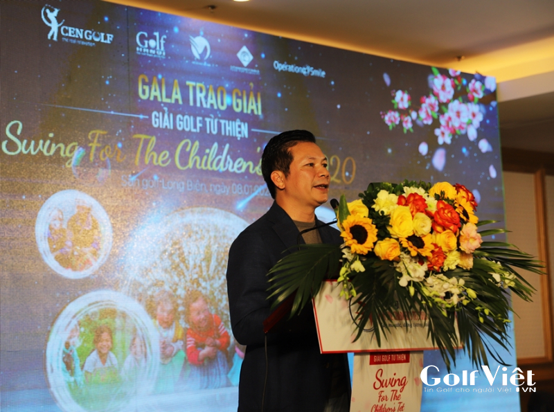 Phó Chủ tịch HĐQT CenGroup Phạm Thanh Hưng phát biểu tại Gala trao giải