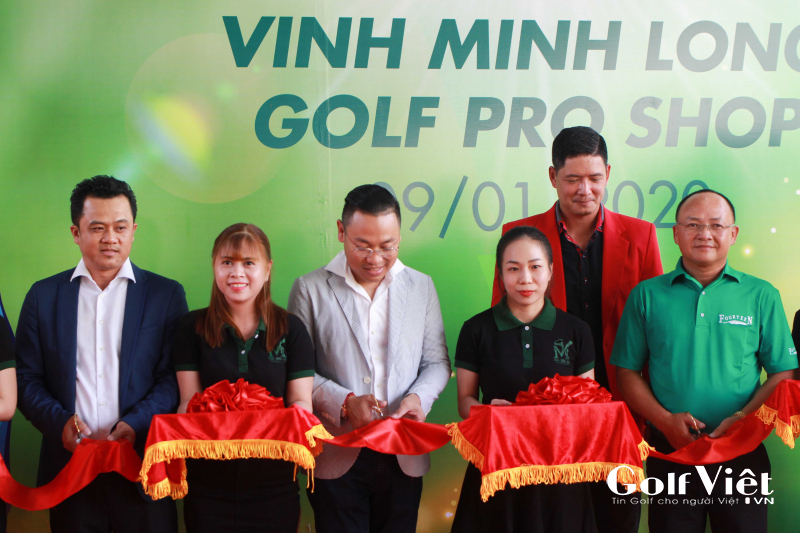 Cắt băng khánh thành Bình Minh Golf Academy và Vinh Minh Long Golf Pro Shop