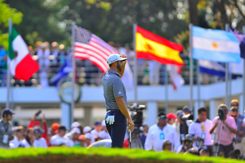 Tại WGC-Mexico 2019, Johnson đã mang về danh hiệu PGA Tour thứ 20 khi mới 34 tuổi (Ảnh: Golfdigestme)