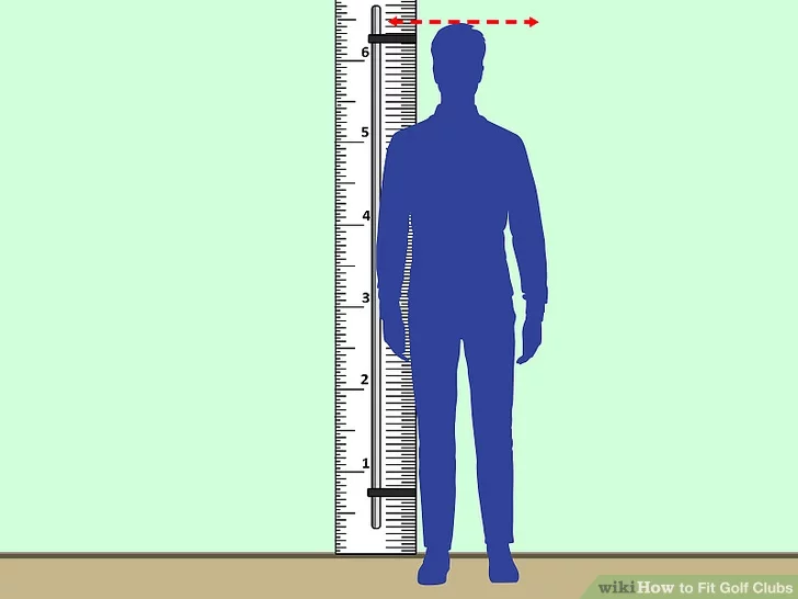 Golfer cần đo chiều cao chính xác. Ảnh: Wikihow