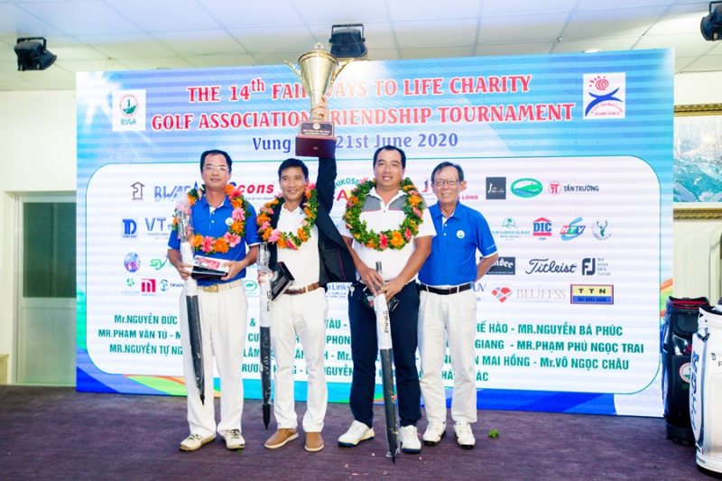 Hội golf Bà Rịa - Vũng Tàu chiến thắng tại nội dung đồng đội