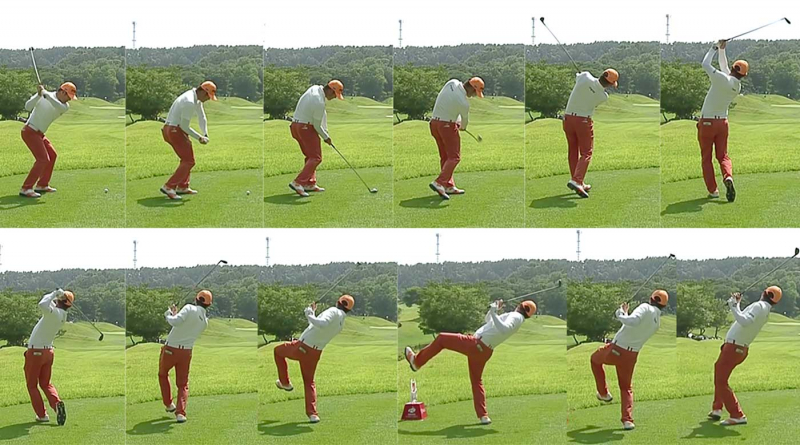 Toàn cảnh cú swing của Choi (Ảnh: Golf.com)