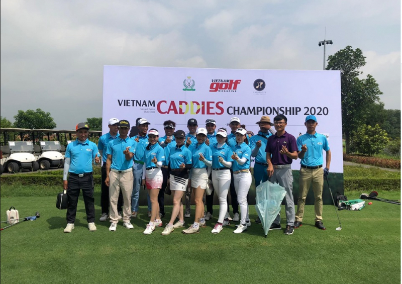 Đoàn golfer đến từ bộ phận Điều hành golf của sân golf Yên Dũng, Bắc Giang tham gia thi đấu (Ảnh: Sân golf Yên Dũng)