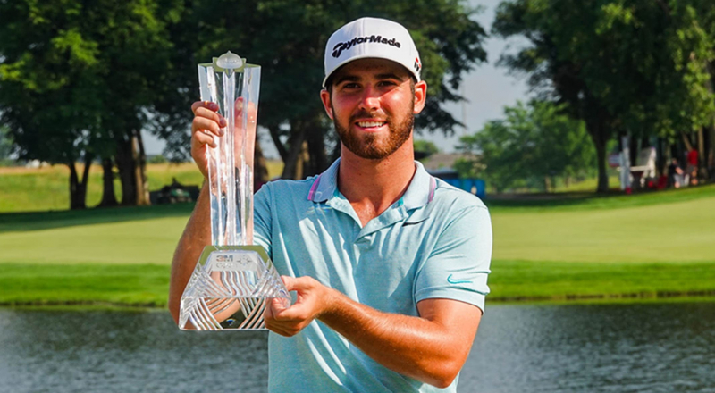 Matthew Wolff đăng quang 3M Open khi mới 20 tuổi, 2 tháng, 23 ngày. Qua đó trở thành golfer mới nhất dưới 21 tuổi vô địch sự kiện PGA Tour, sau Jordan Spieth ở John Deere Classic 2013 (Ảnh: PGA Tour)