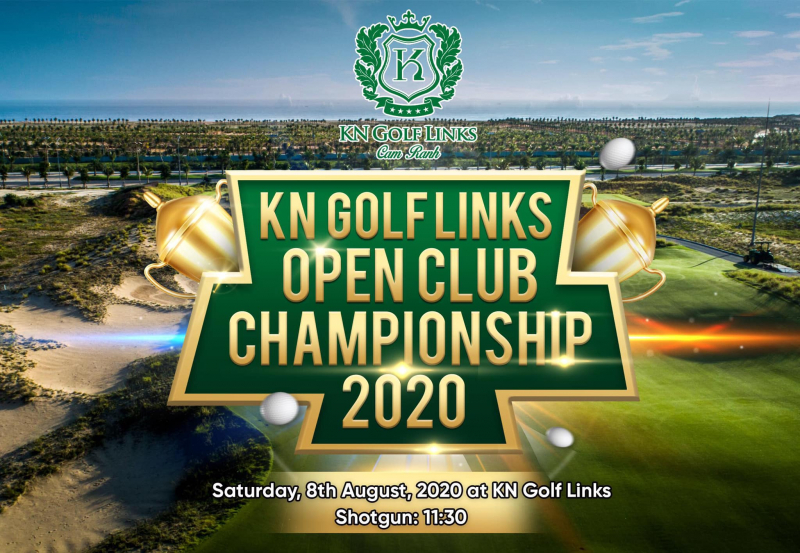 Thay vì lịch 8/8 như dự kiến, KN Golf Links Open Club Championship 2020 sẽ rời sang tháng 9