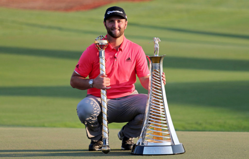 Chức vô địch DP World Tour Championship 2019 giúp Rahm đoạt luôn danh hiệu Race to Dubai (Ảnh: Golf Today)