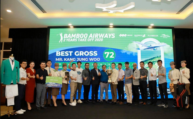 Giải golf Bamboo Airways 2 Years Take Off 2020 đã khép lại đầy cảm xúc cùng những dấu ấn đặc biệt