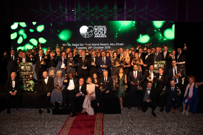 Gala trao giải World Golf Awards 2019 ở Abu Dhabi (Ảnh: WGA)