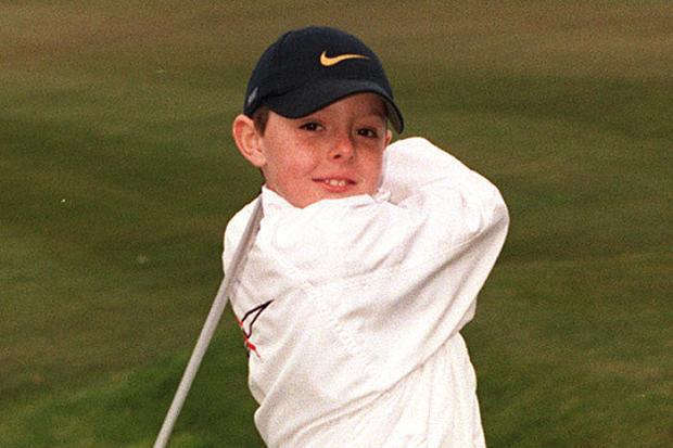Rory McIlroy bén duyên với golf khi còn nhỏ