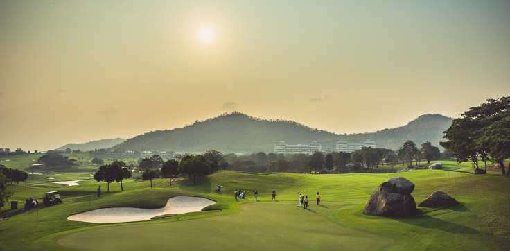 Một góc sân Black Mountain Golf Resort Hua Hin (Thái Lan)