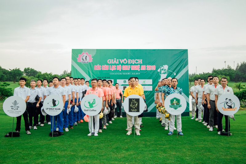 Hình ảnh tại giải Vô địch các CLB Golf Nghệ An do NAGA tổ chức năm 2019 (Ảnh: Hội Gôn Nghệ An)