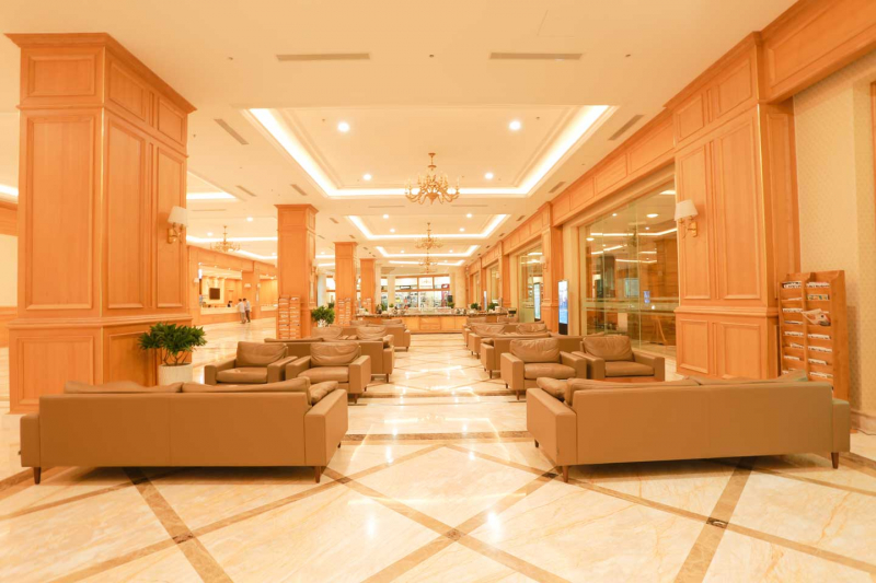Khu vực lobby tại sân golf Tân Sơn Nhất