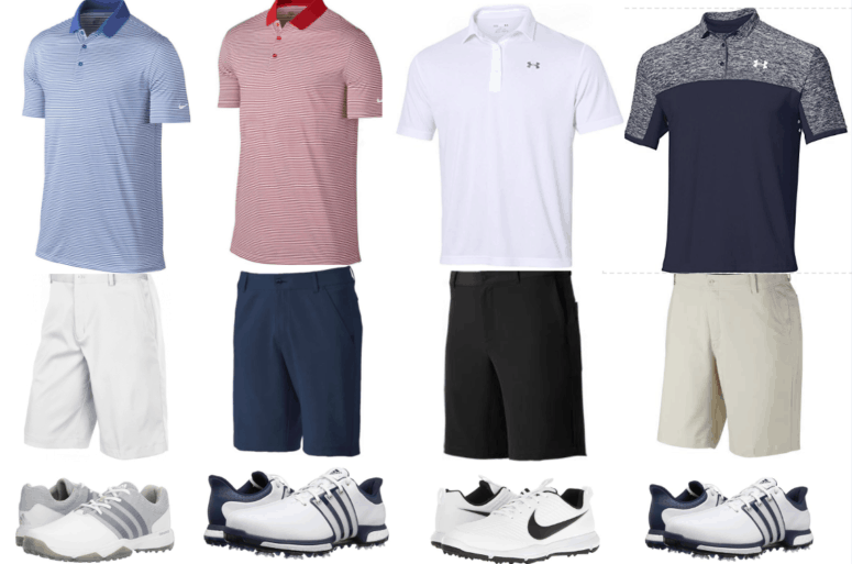 Một số gợi ý về cách phối quần short đánh golf với áo và giày
