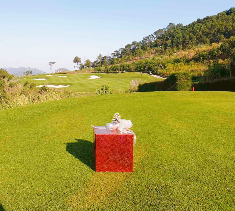 Một số gải golf được tổ chức vào dịp lễ Giáng sinh như một hoạt động chào mừng.