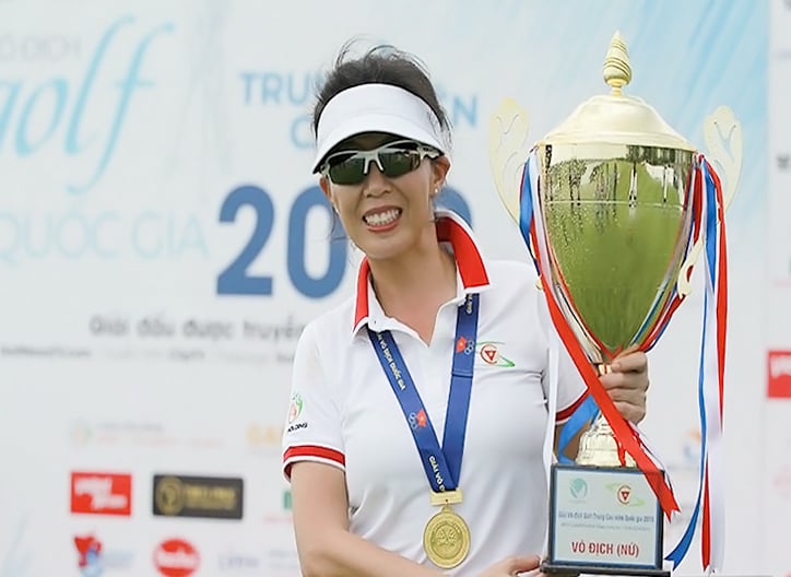 Golfer Nguyễn Thị Tố Uyên là Đương kim Vô địch Trung niên Nữ QG