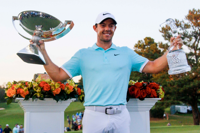 Ở tuổi 31, McIlroy có 18 cúp ở PGA Tour và bốn lần đăng quang các giải major (Ảnh: Brett Davis/USA TODAY Sports)