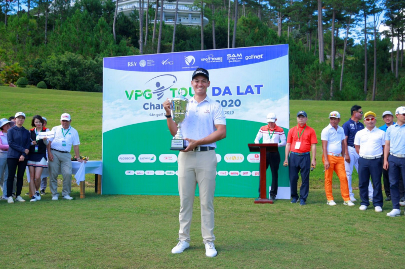 Trương Chí Quân vô địch VPG Tour Đà Lạt Championship 2020 (Ảnh: Golf Net)