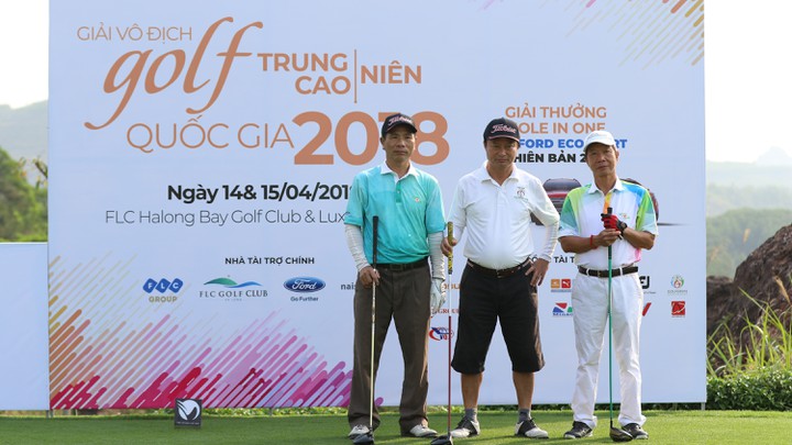 Các golfer dự VSC 2018 tại sân FLC Golf Club Ha Long (Ảnh: VOV)