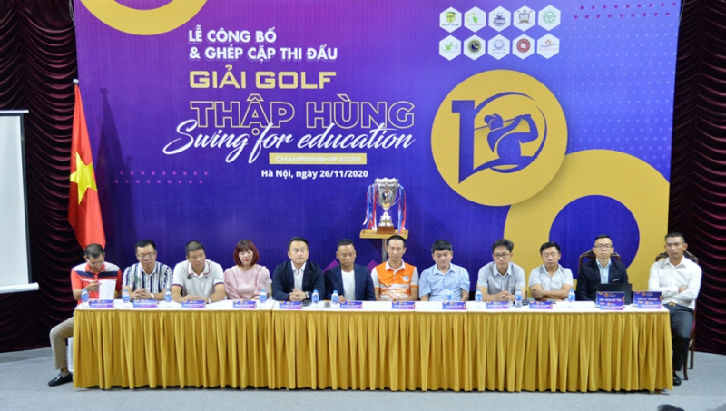 Buổi họp báo công bố và ghép cặp thi đấu giải diễn ra ngày 26/11 tại Hà Nội