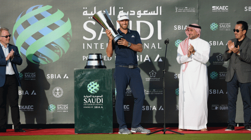 Johnson vô địch Saudi International 2019 (Ảnh: Golf.com)