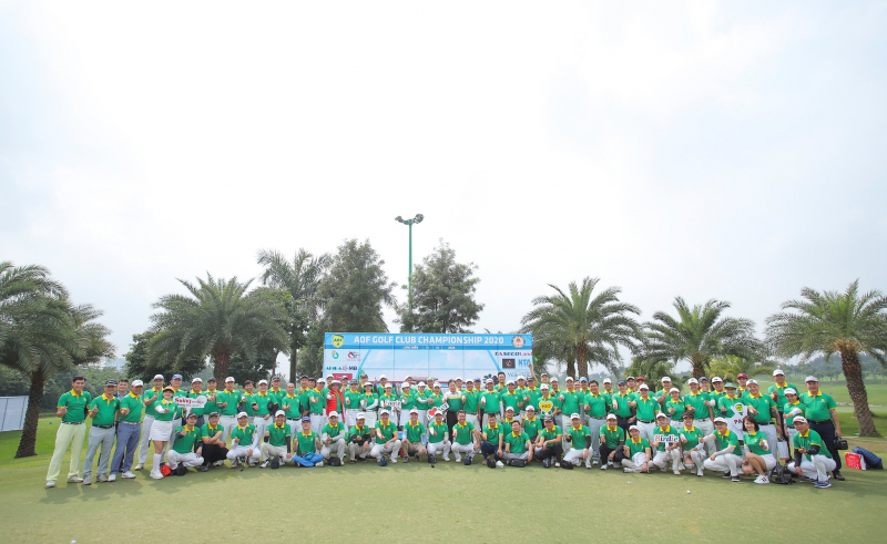 Giải đấu được diễn ra tại sân golf Long Biên, Hà Nội (Ảnh: AOF Golf Club)