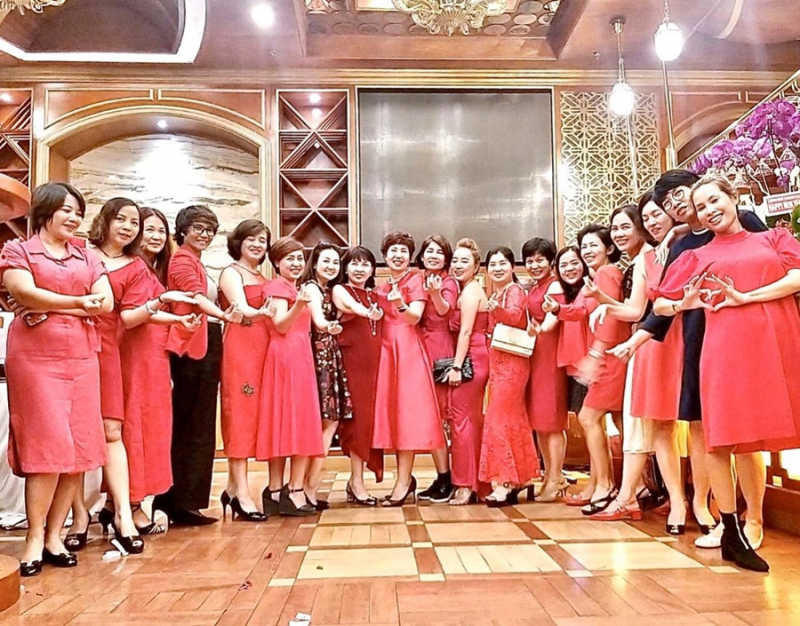 Các thành viên Ladies Golf & Beauty Club tại buổi outing tháng 12/2019