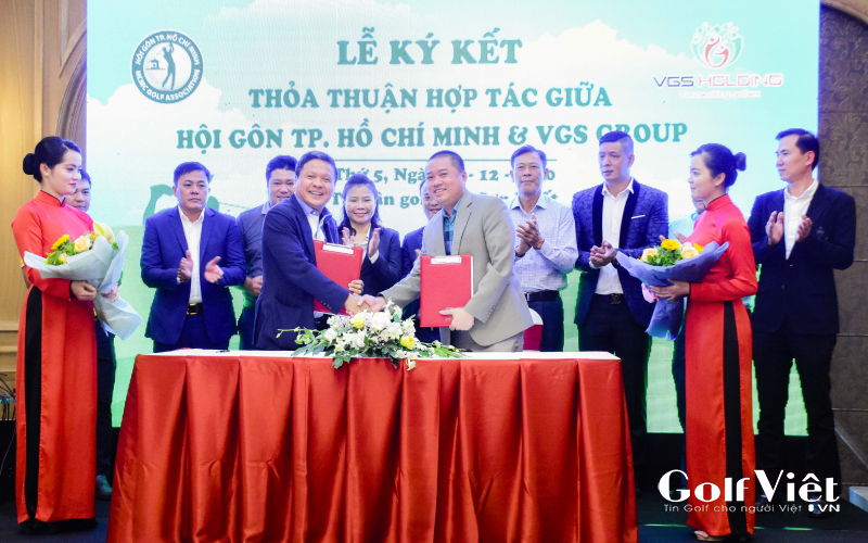 Hội Gôn Thành phố Hồ Chí Minh và VGS Holding đã ký kết thành công thỏa thuận hợp tác