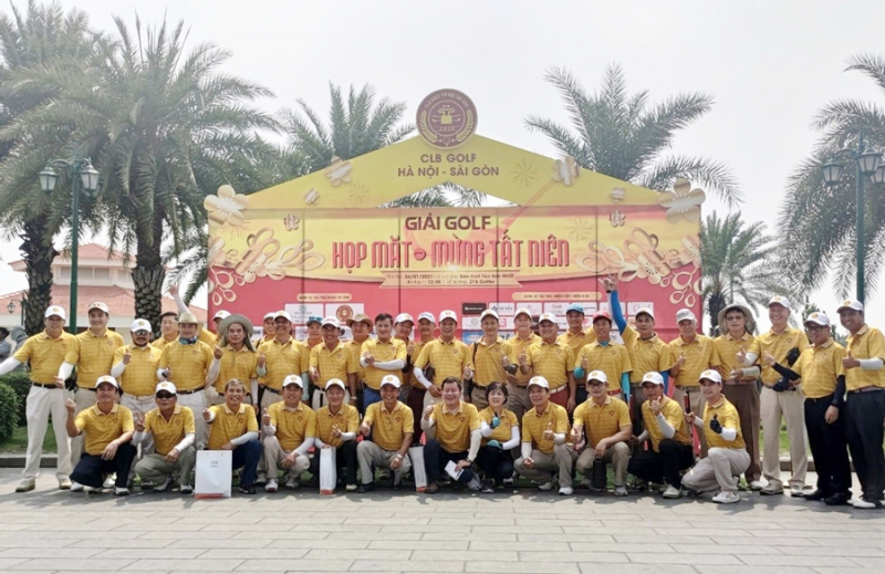 Golfer dự giải Họp mặt - Mừng Tất niên CLB Golf Hà Nội - Sài Gòn (Ảnh: Hải Bằng/TGTT)