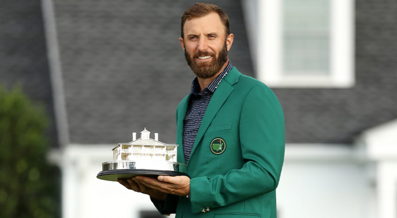 Johnson khoác áo Green Jacket, nâng cúp The Masters 2020