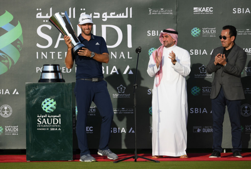 Johnson vô địch Saudi International 2019 và về nhì năm kế tiếp