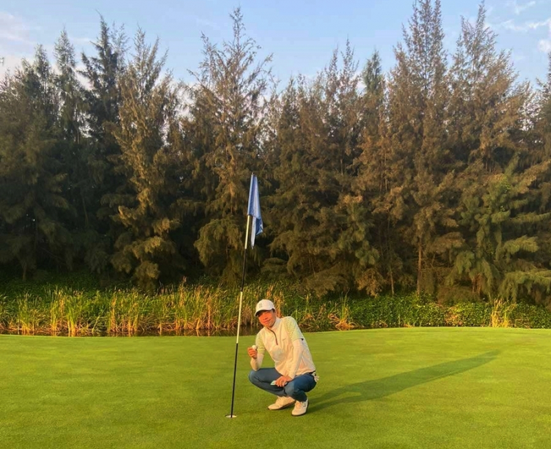 Golfer Lê Xuân Tú sở hữu HIO sân FLC Golf Links Sam Son