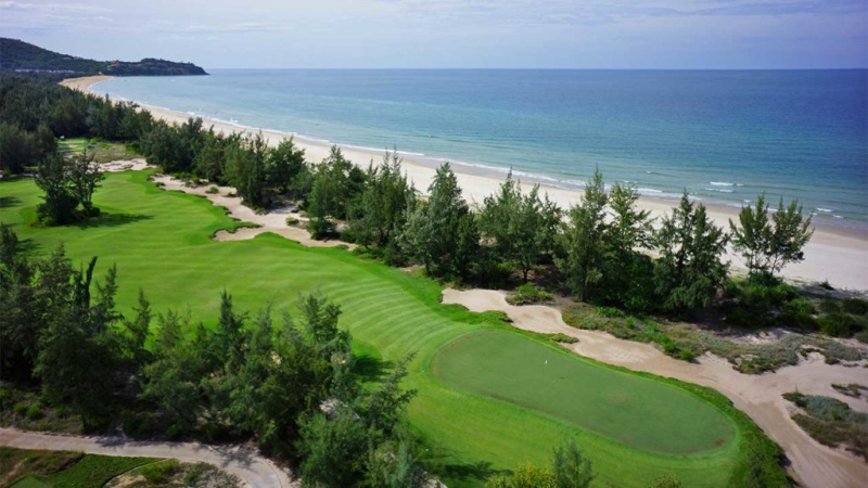 Một góc sân Laguna Golf Lăng Cô ở Thừa Thiên Huế
