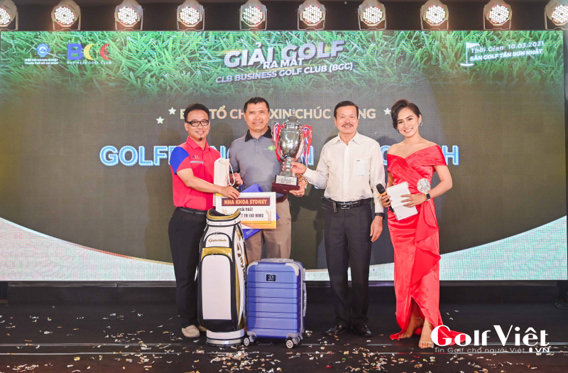 Golfer Nguyễn Quốc Tình đã vô địch giải Golf Ra Mắt CLB Business Golf Clup (BGC)