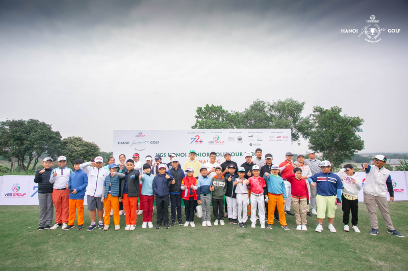 Các golfer nhí dự vòng cuối VGS Hanoi Junior Golf Tour 2020