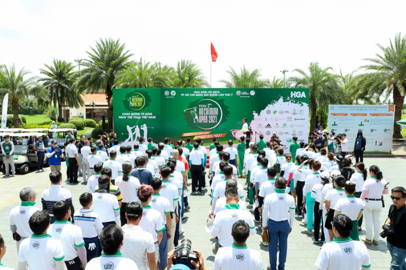 Giải golf TP Hồ Chí Minh Mở rộng 2021 quy tụ 288 golfer tranh tài ở 7 bảng (Ảnh: TSN GC)