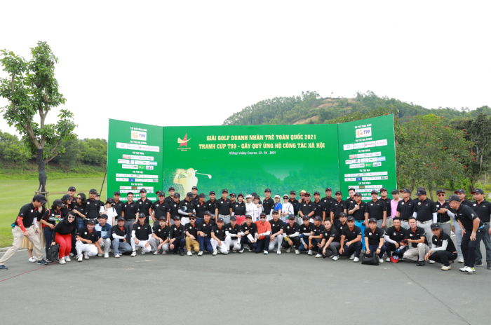 Giải golf Doanh nhân trẻ toàn quốc 2021 có sự tham gia của 144 golfer (Ảnh: DNTVN)