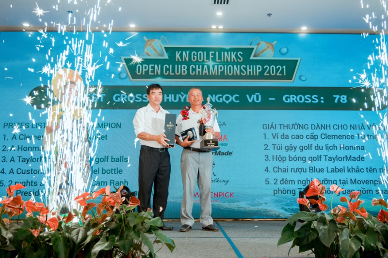 Golfer Huỳnh Ngọc Vũ là nhà vô địch thứ hai của CLB KN Golf Links - Cam Ranh