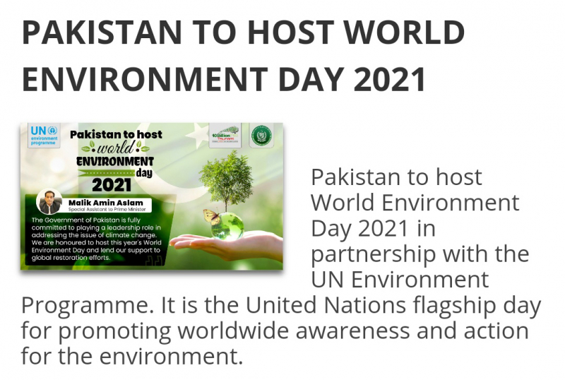 Pakistan chủ nhà tổ chức Ngày Môi trường Thế giới năm 2021