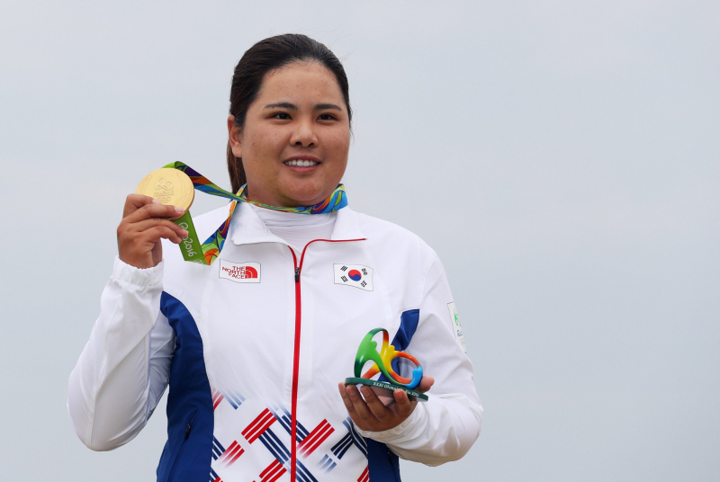 Park và tấm huy chương vàng Thế vận hội 2016