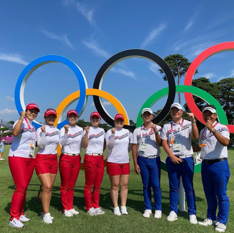 Thành viên tuyển golf Hàn Quốc
