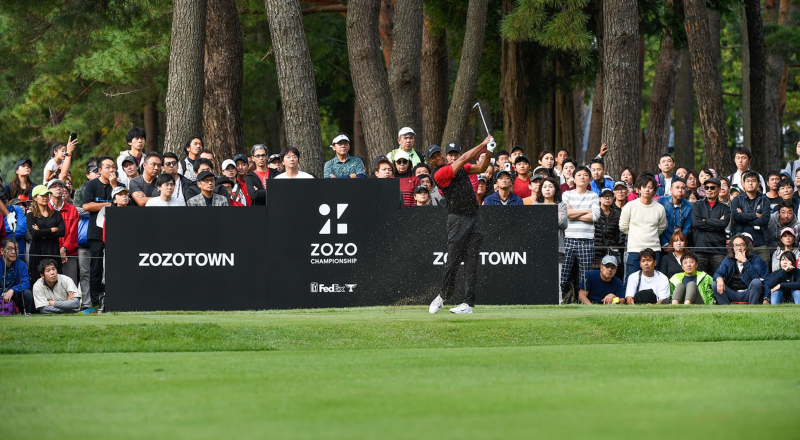 Kỳ ZOZO 2019 tại sân Narashino Country là nơi ghi nhận khoảnh khắc Tiger Woods bắt kịp kỷ lục 82 cúp PGA Tour của huyền thoại Sam Snead