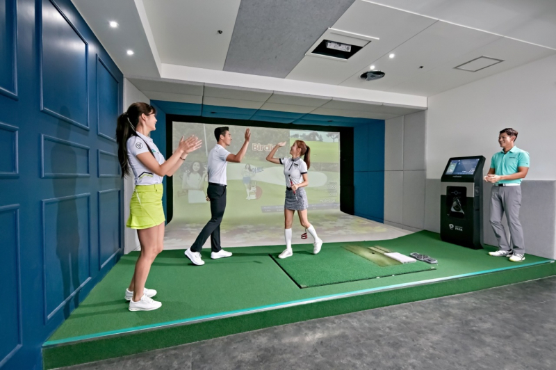 Người chơi Hàn Quốc trải nghiệm tại một địa điểm của Golfzon (Ảnh: Golfzon)