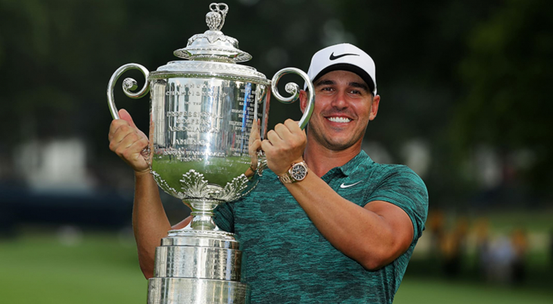 Koepka với danh hiệu major thứ ba tại PGA Championship 2018, chỉ hai tháng sau khi thắng US Open